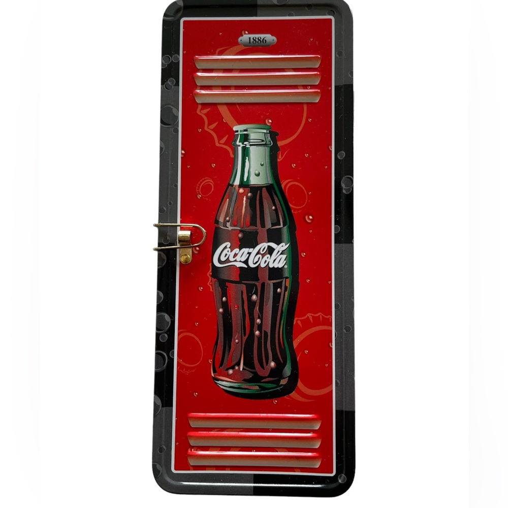 COCA-COLA COKE Vintage Locker Tin